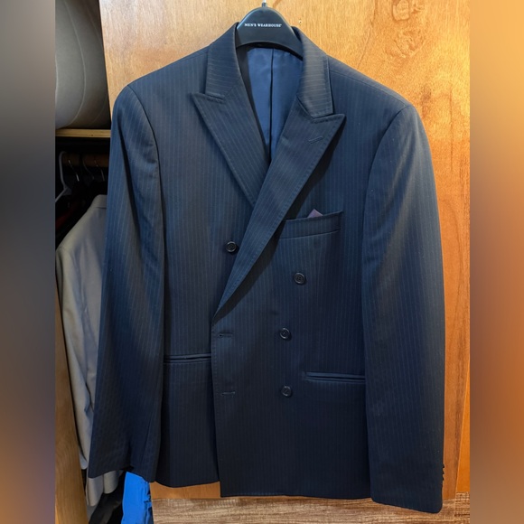 MICHAEL Michael Kors Charcoal Pinstripe Blazer